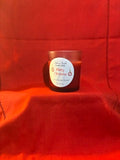 White Winter Orchid Christmas Candle
