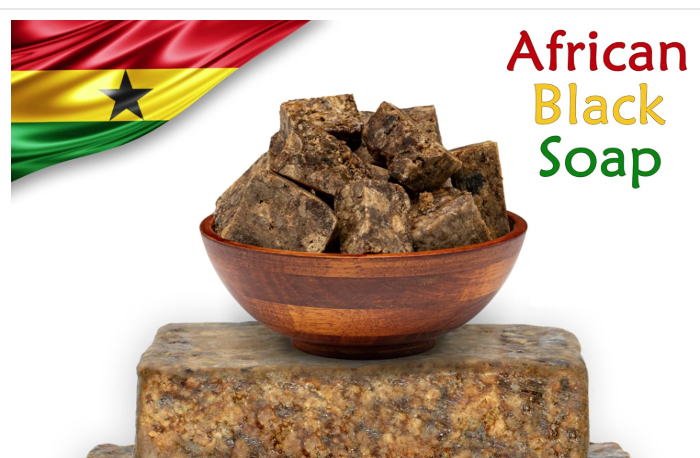 Raw African Black Soap