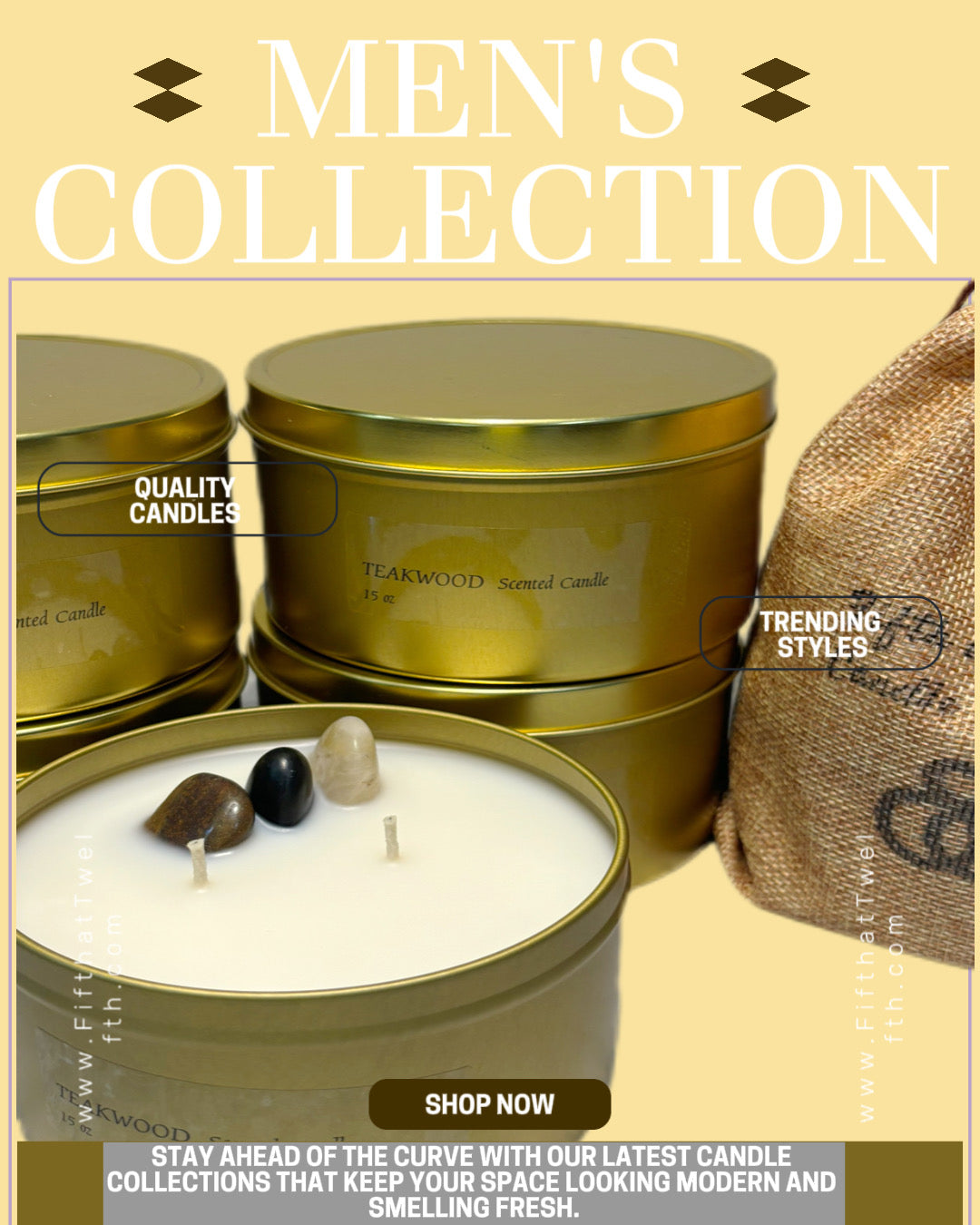 The Royal Men Candles