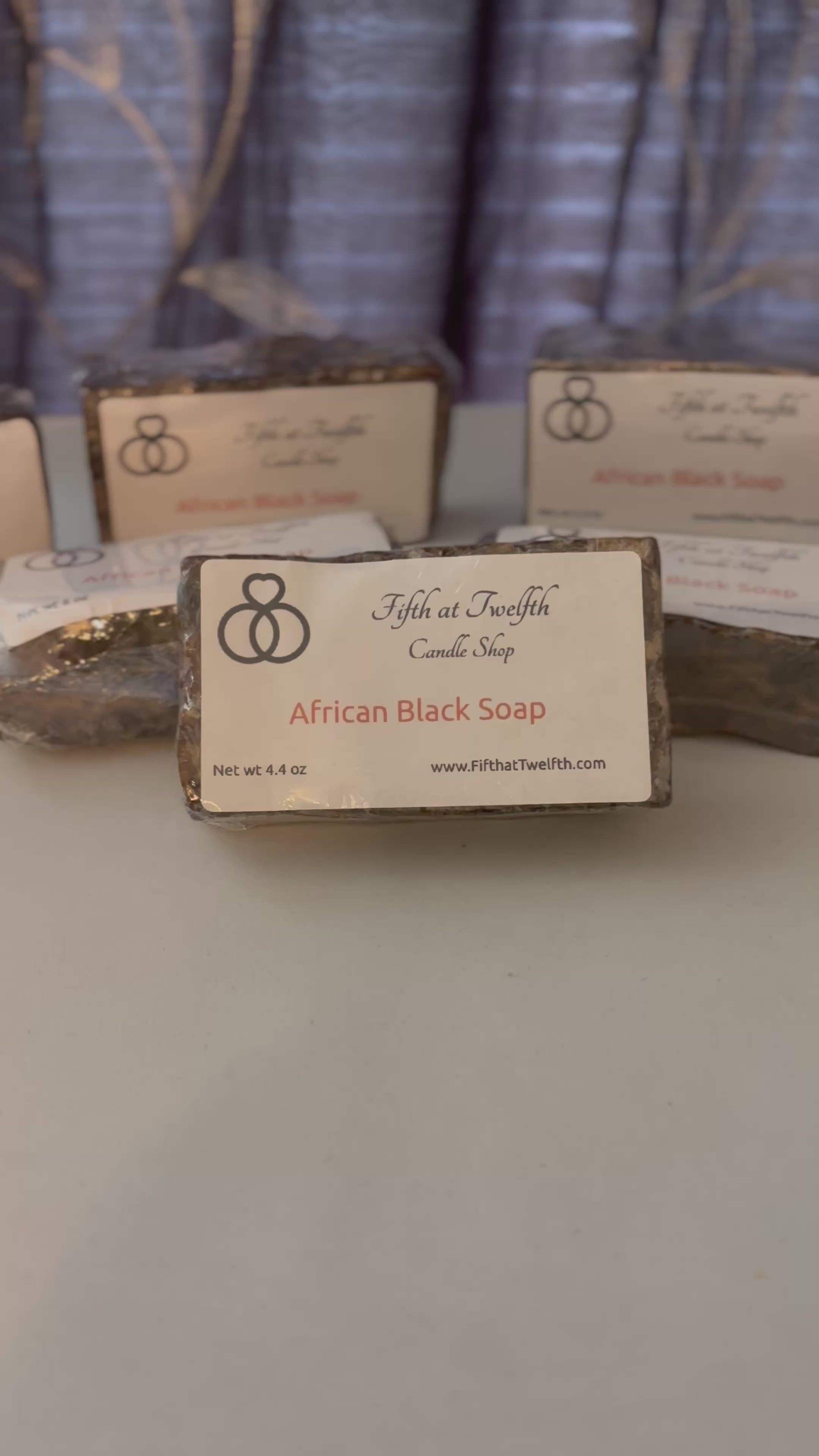 Raw African Black Soap